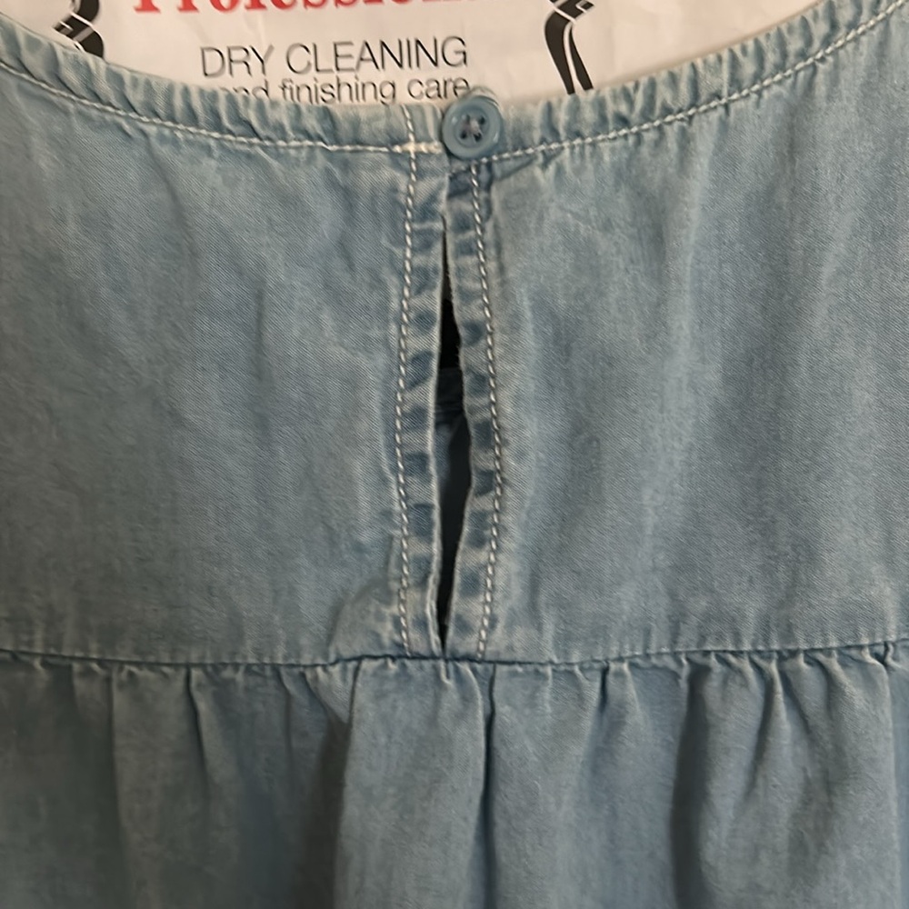 Kids Chambray Denim Dress - Picture 5 of 7